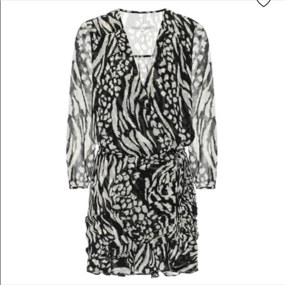 VERONICA BEARD Kiran Ruched Dress Sz 6 - Picture 3 of 4